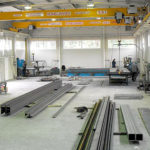 Fertigungshalle für Materialvorbereitung
