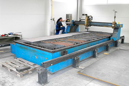 CNC Oerlikon SAF 35 Brennschneideautomat - Tischgrösse 2000-6000 mm