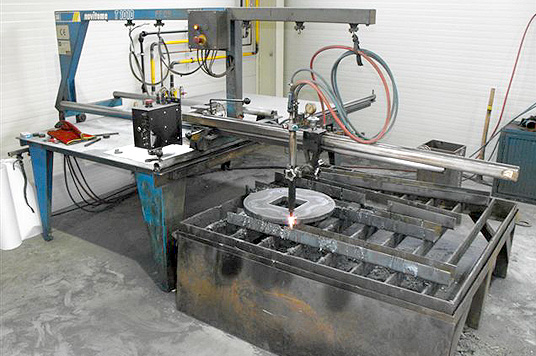 Optische Brennschneidautomat - Tischgrösse 1000x1500 mm